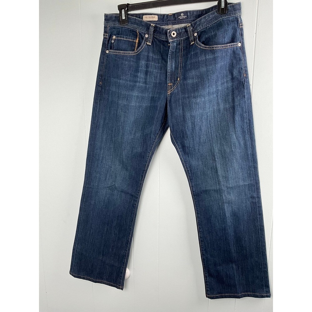 AG Adriano Goldschmied The Protege Straight Leg Jeans Mens 34x32 Dark Wash USA